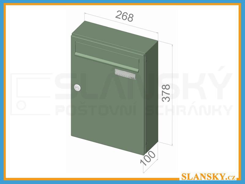 Poštovní schránka C-01 - standardní RAL