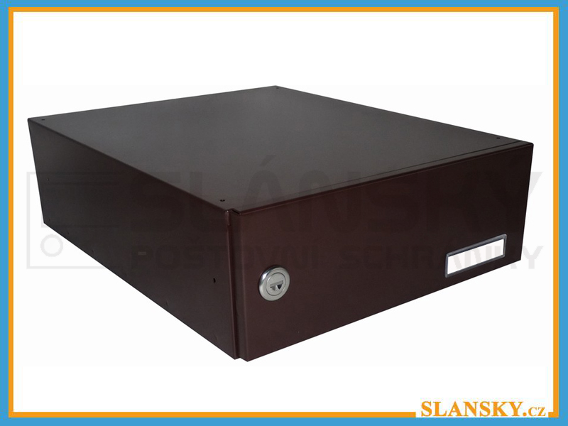 Poštovní schránka B-02 BASIC - RAL 8017 hnědá