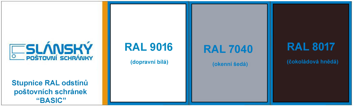 Poštovní schránka E-01 BASIC s otvory