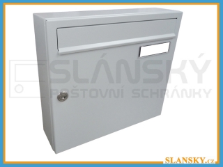 Poštovní schránka A-01 - RAL 7035 světle šedá